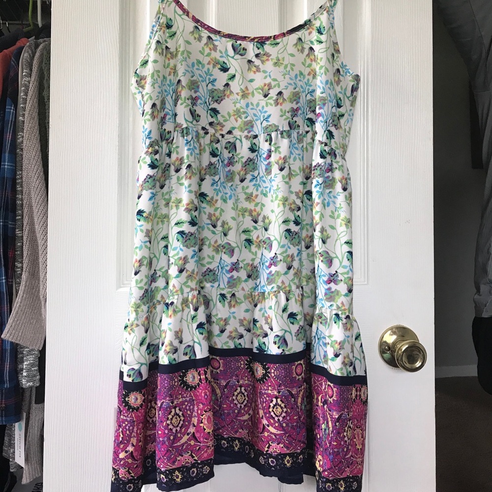 Floral & Paisley Sleeveless Summer Dress